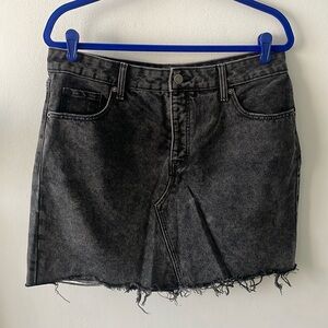 Old Navy black denim skirt